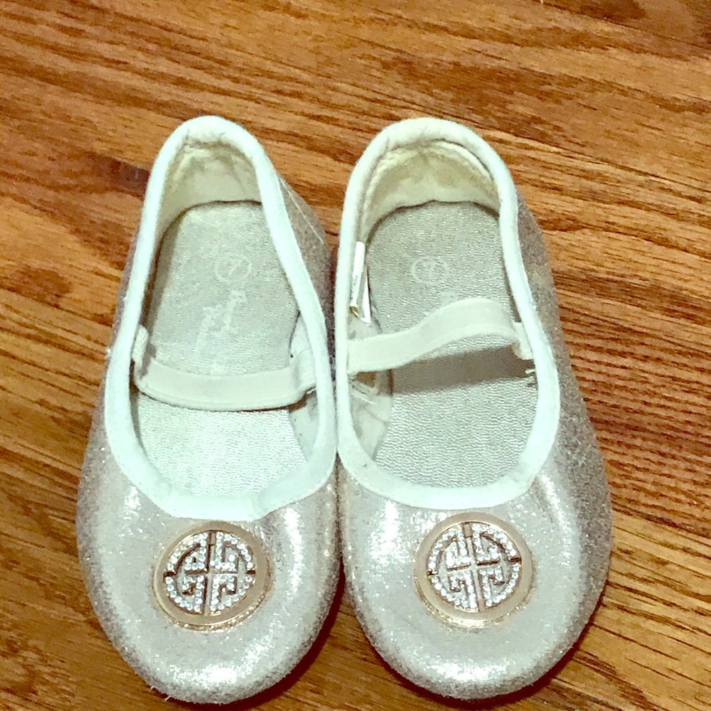 New Gold shoes for toddler
